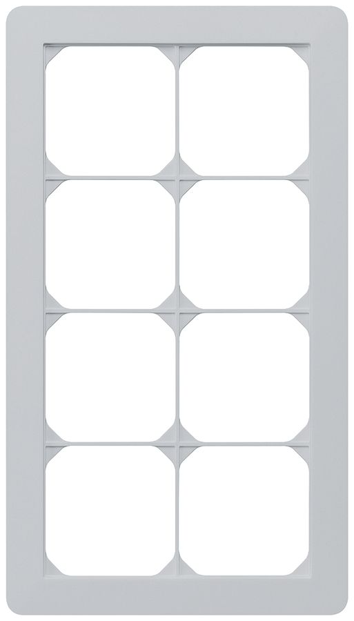 UP-Abdeckrahmen kallysto.trend 4×2 hellgrau 154×274mm