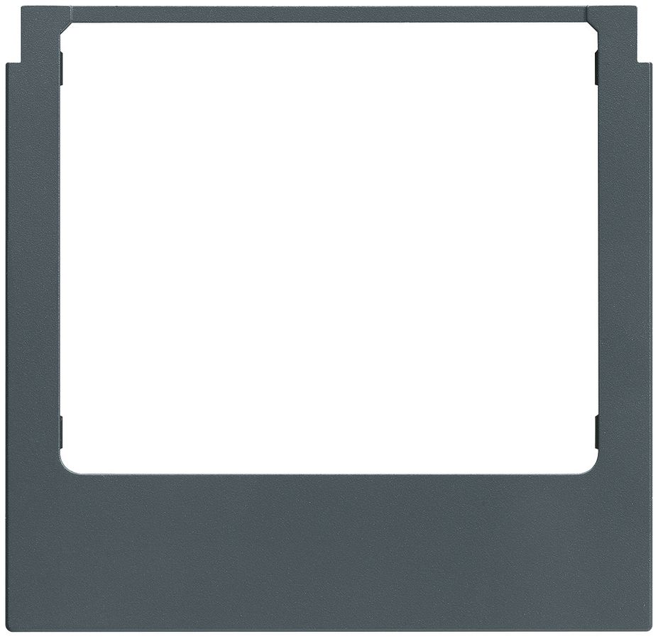 Cornice design audio Hager elcom.touch/elcom.fon quadrato antracite