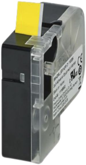 Étiquette PX MM-EML (EX14)R C1 YE/BK continue×12mm jn/no