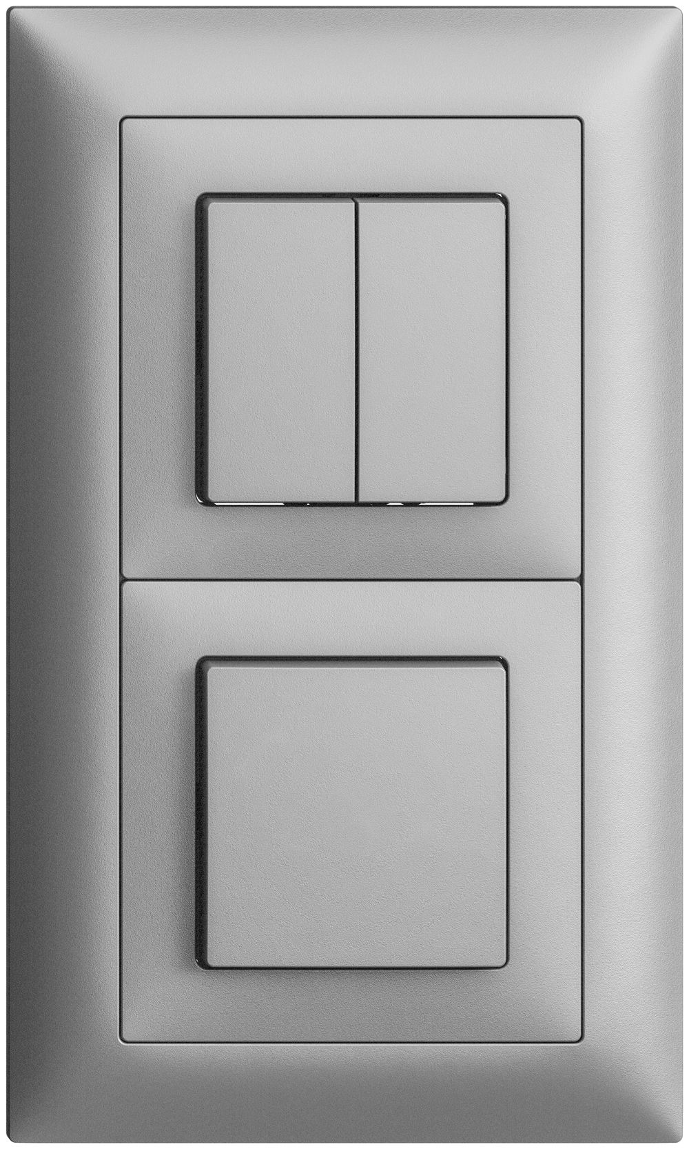 UP-Kombination EDIZIOdue 1/1P+3/1P silver