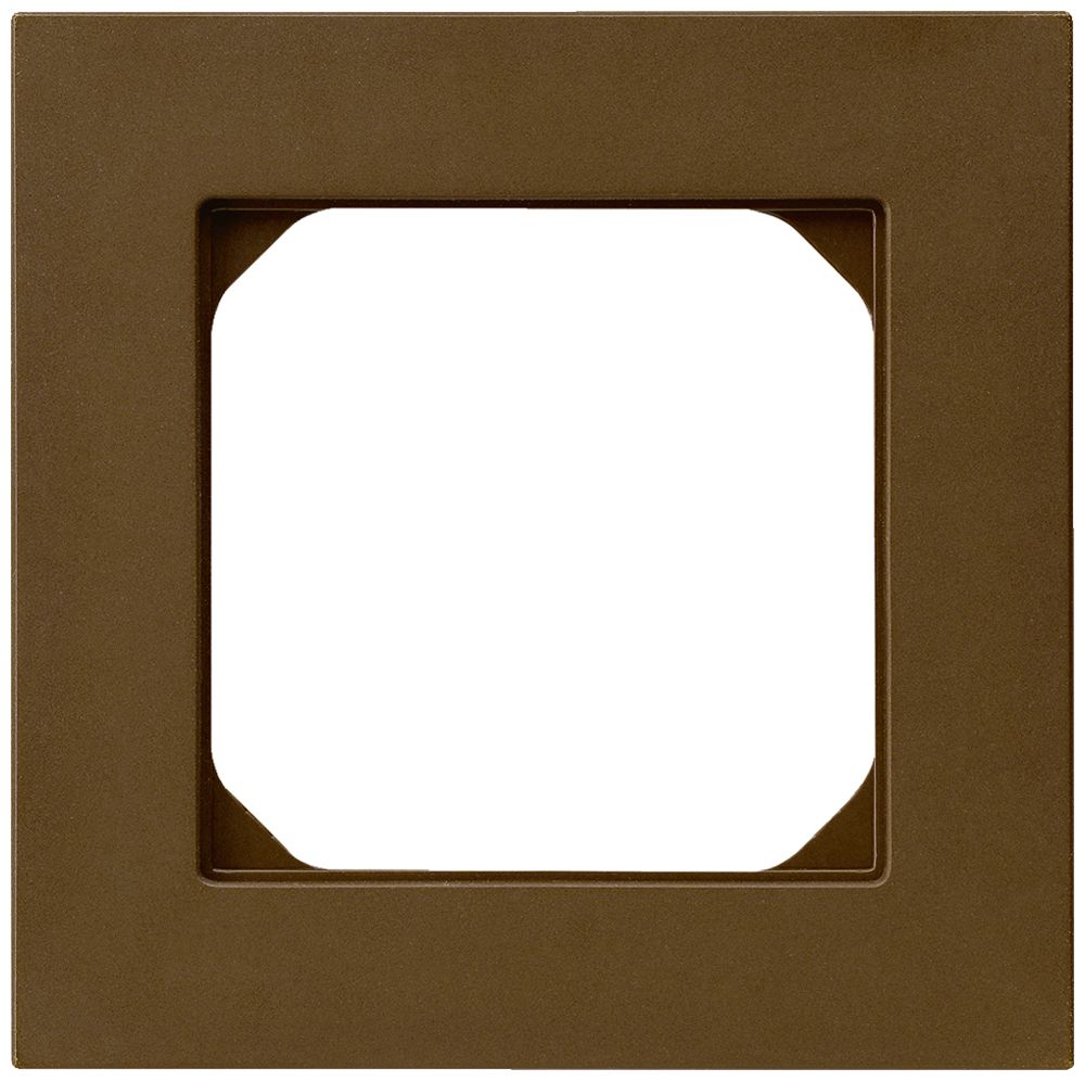 UP-Abdeckrahmen kallysto.pro 1×1 braun 94×94mm