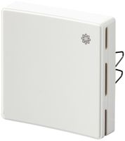 UP-KNX-Raumfühler-Frontmodul Siemens %F/°C aktiv weiss