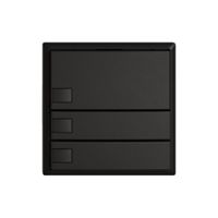 Pulsante universale EDIZIO.liv UNI SNAPFIX® 5…48V s.LED 3× com.1T ne