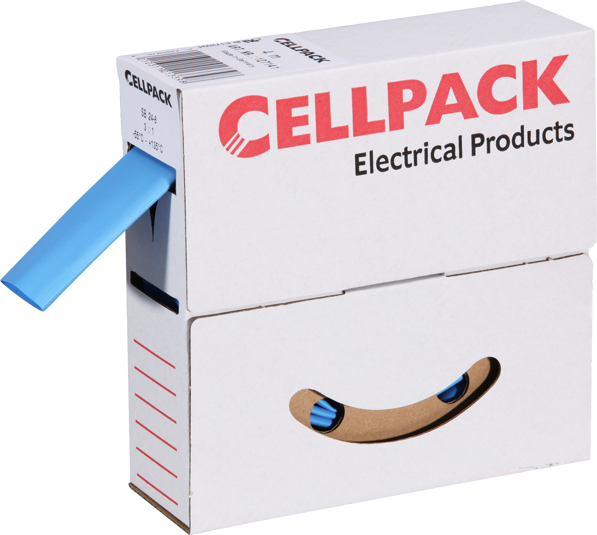 Schrumpfschlauch SB 6mm×10m hellblau