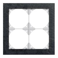 Telaio di copertura EDIZIOdue prestige 2×2 ardesia