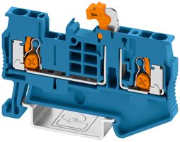 Messertrennklemme PX XT 2,5-MT BU 4mm² 20A 500V 2×1 TH35 bl