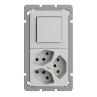 Combinazione INC EDIZIOdue 3/1P +3×T13 grigio chiaro