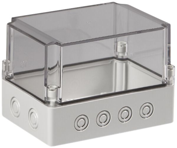 Apparategehäuse RW CUBO S 125×175×125 SPCM transparent