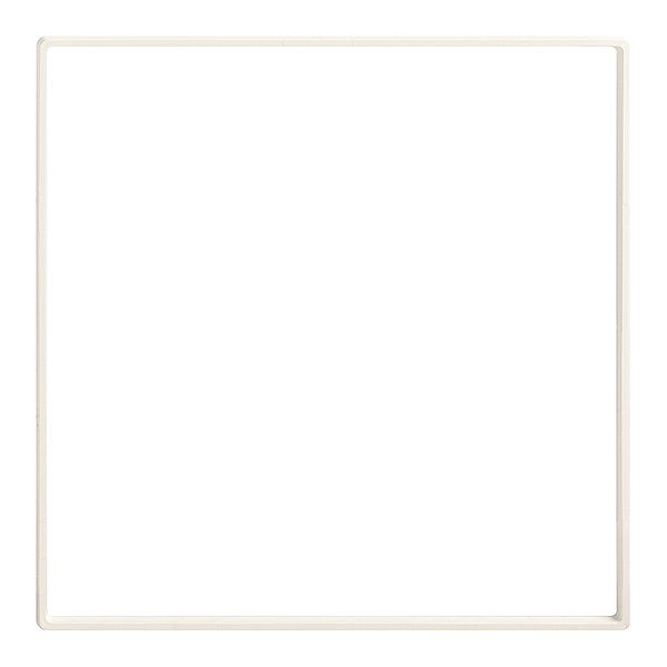 Cadre complémentaire EDIZIOdue prestige 2×2 blanc