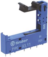 Relaissockel Finder Serie 93 für Relais Serie 34, 250V/6A Lötfahnen