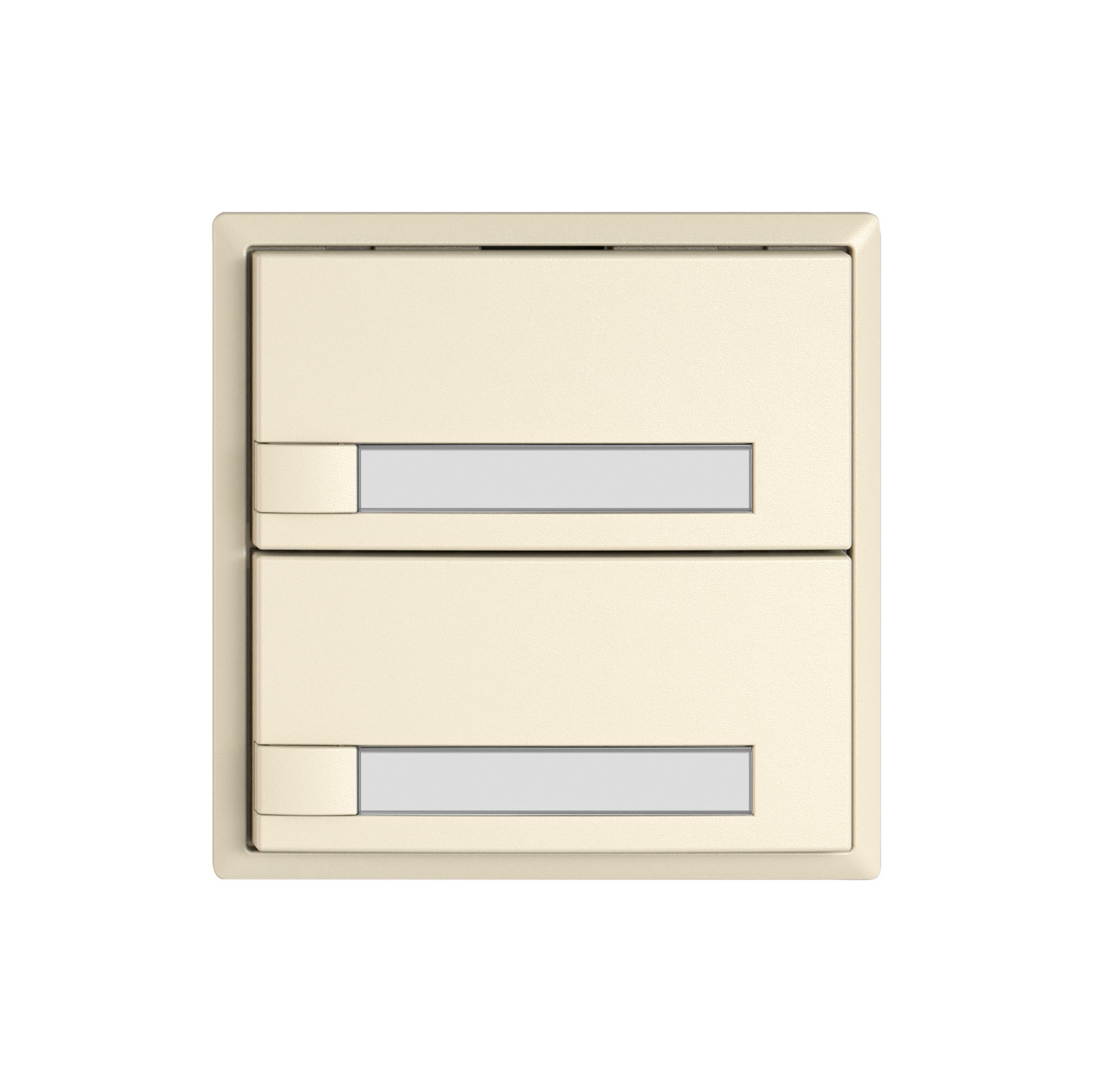 Universaltaster EDIZIO.liv UNI SNAPFIX® 12…48V o.LED 2× 1-Tbed.Pap.cr