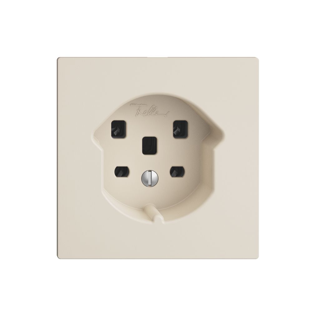 Prise ENC EDIZIOdue T25 16A crema, bornes à vis