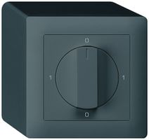 AP-Drehschalter kallysto 2/1L anthrazit 0-A-0-H mit Drehgriff