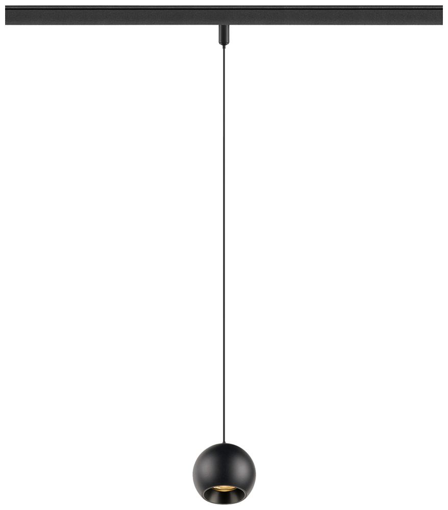 LED-Pendelleuchte SLV LIGHT EYE 2.0 10W 1200lm 3000K DALI Ø75×65mm schwarz