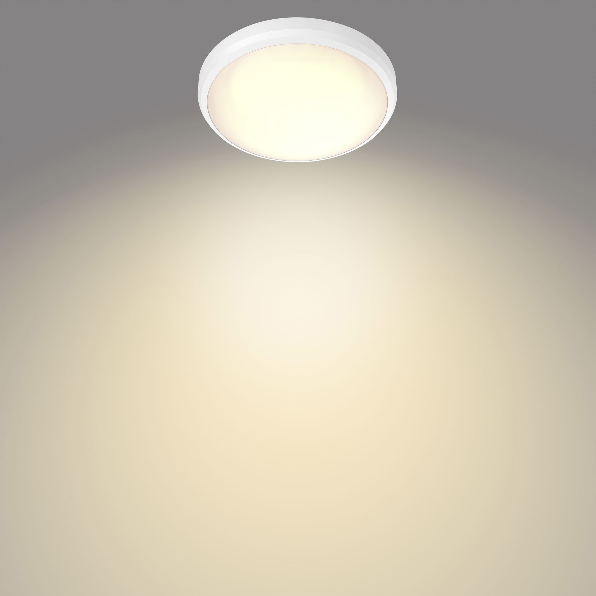 LED-Deckenleuchte Philips Doris 6W 600lm 2700K IP44 Ø220mm weiss