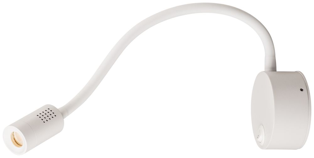 Applique LED SLV DIO FLEX PL switch 1.9W 82lm 2700K 45° socle Ø90mm blanc