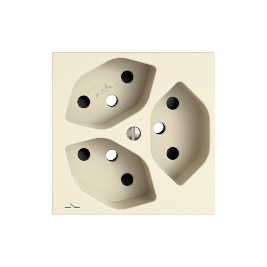 Montageset EDIZIO.liv SNAPFIX® für 3×T13 getrennt Shutter cr