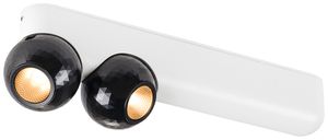 Lampada apparente LED SLV DYSKO double 13W 1500lm 2700K REG 261×54×68mm bianco