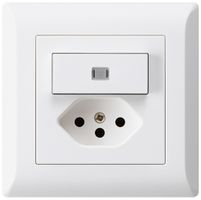 UP-Leuchtkombination 3/1P+T13 weiss kallysto.line mit Kinderschutz