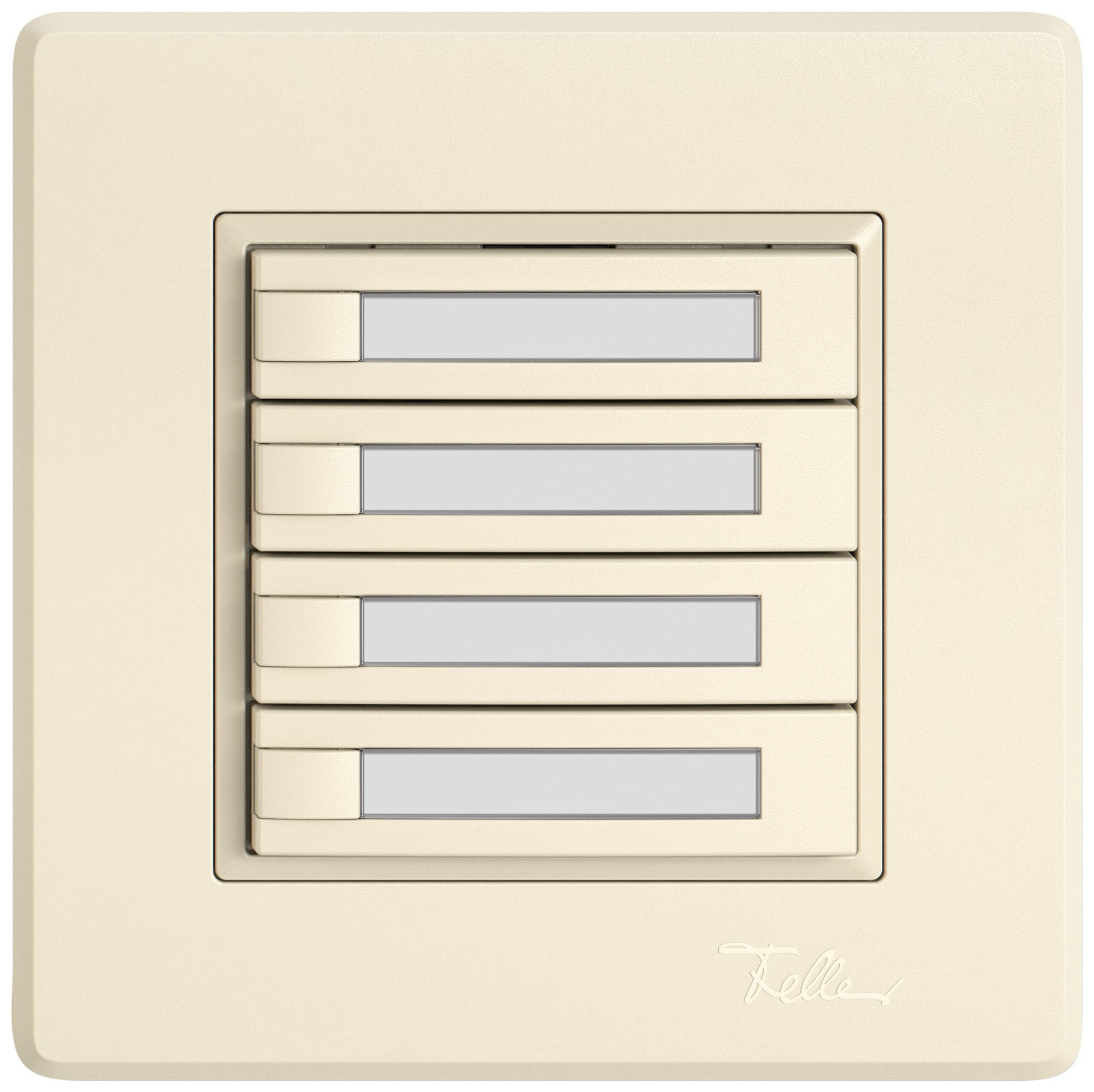 UP-Universaltaster EDIZIO.liv UNI SNAPFIX® 5…48V o.LED 4× 1-Tbed.Pap.cr