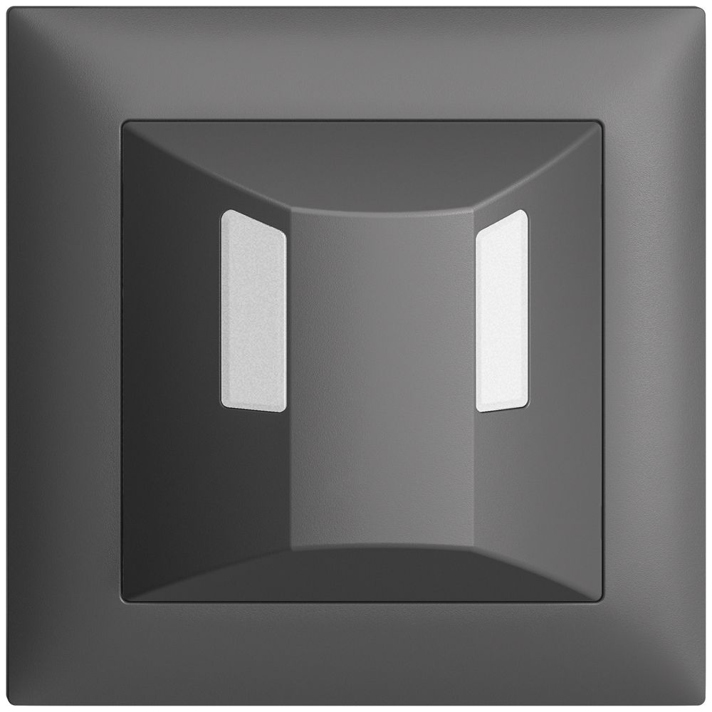 Haube für EDIZIOdue PIRI 180 dunkelgrau mit Abdeckrahmen