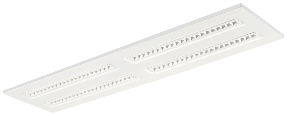 EB-LED-Deckenleuchte Sylvania OptiClip 1200 34W 4500lm 4000K IP40 weiss