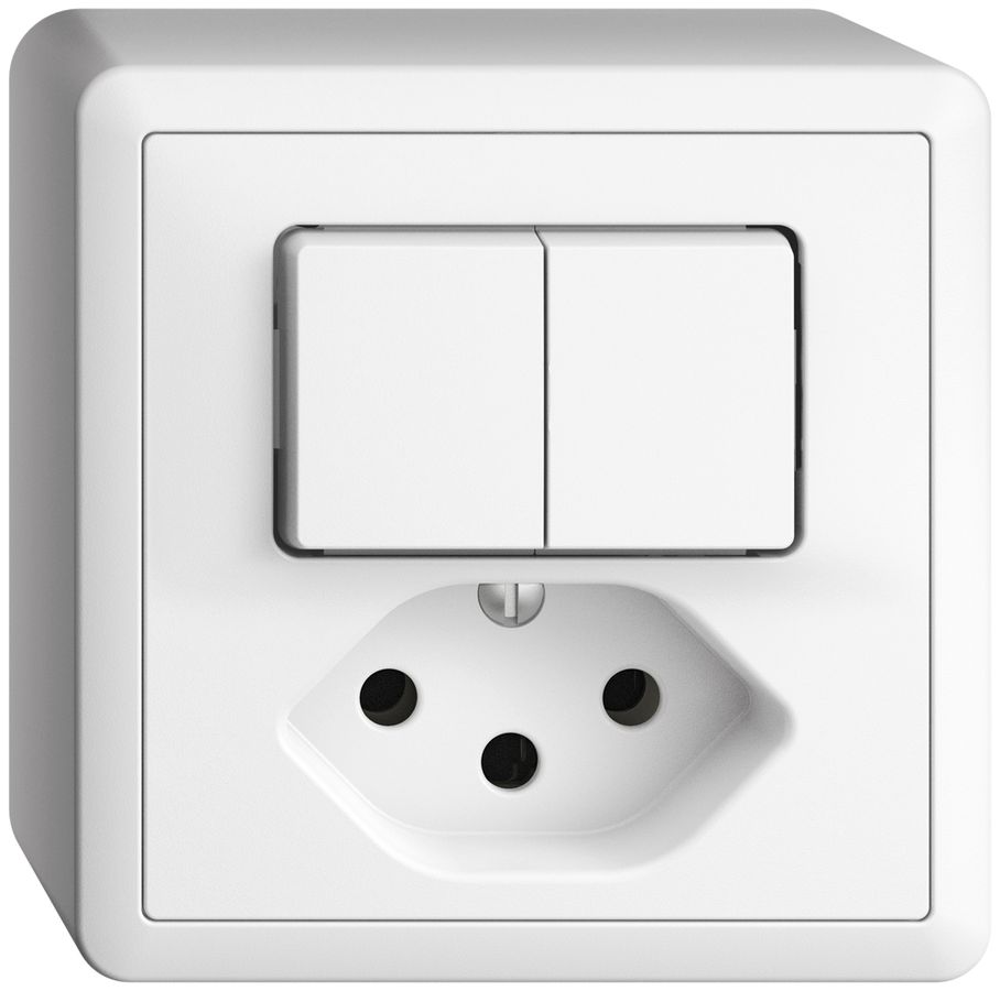 AP-Kombination 1/3+3/1P+T13 EDIZIOdue weiss