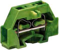 Klemme 2L WAGO 1.5mm² grün/gelb