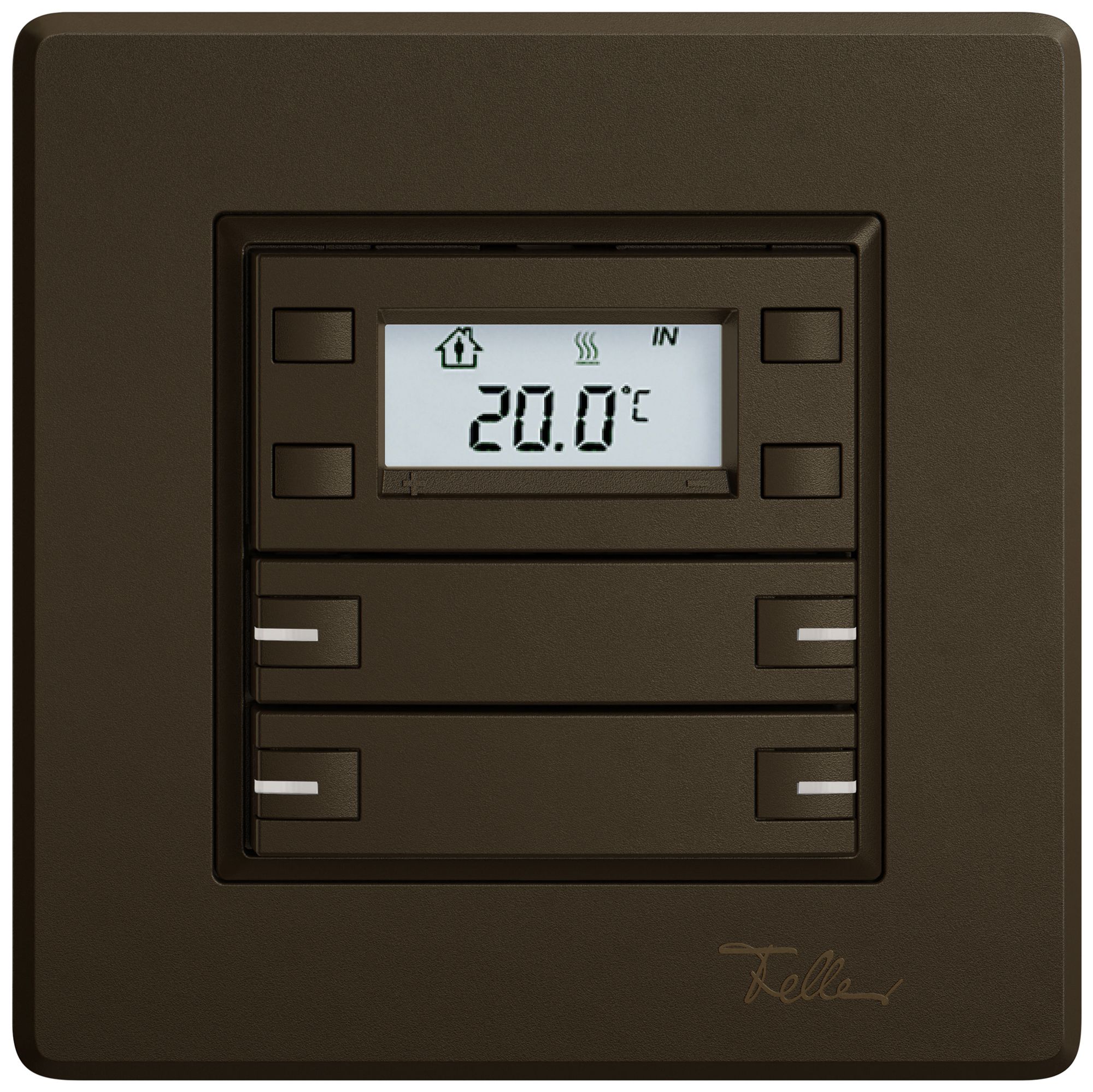 UP-RTH-Taster EDIZIO.liv SNAPFIX® m.RGB-LED 4×Taste 1-Tbed.br