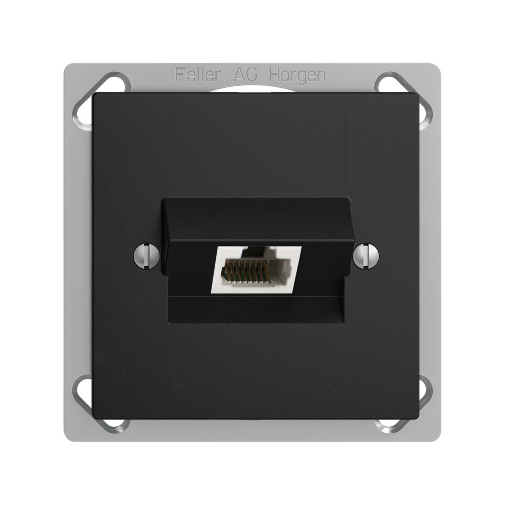 EB-Dose 1×RJ45/u 8P ITplus EDIZIOdue schwarz