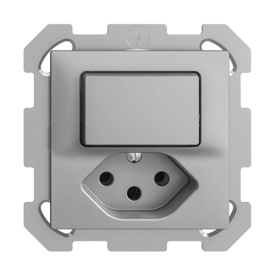 UP-Kombination A-R/1P+T13 EDIZIOdue silver mit Shutter