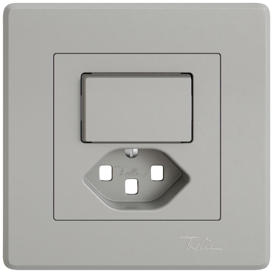 UP-Montageset EDIZIO.liv SNAPFIX® für Kombi.T23 m.1 Knopf bel.m.Seitenlinse hgu