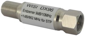 Kabelentzerrer DX96 50…862MHz 9dB, WISI, f-f