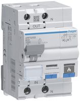 Brandschutzschalter Hager AFDD+FI/LS-Schalter, 1P+N 10kA B20A 30mA Typ A