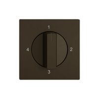 Montageset EDIZIO.liv SNAPFIX® f.Drehschalter m.Griff 4-1-2-3 br