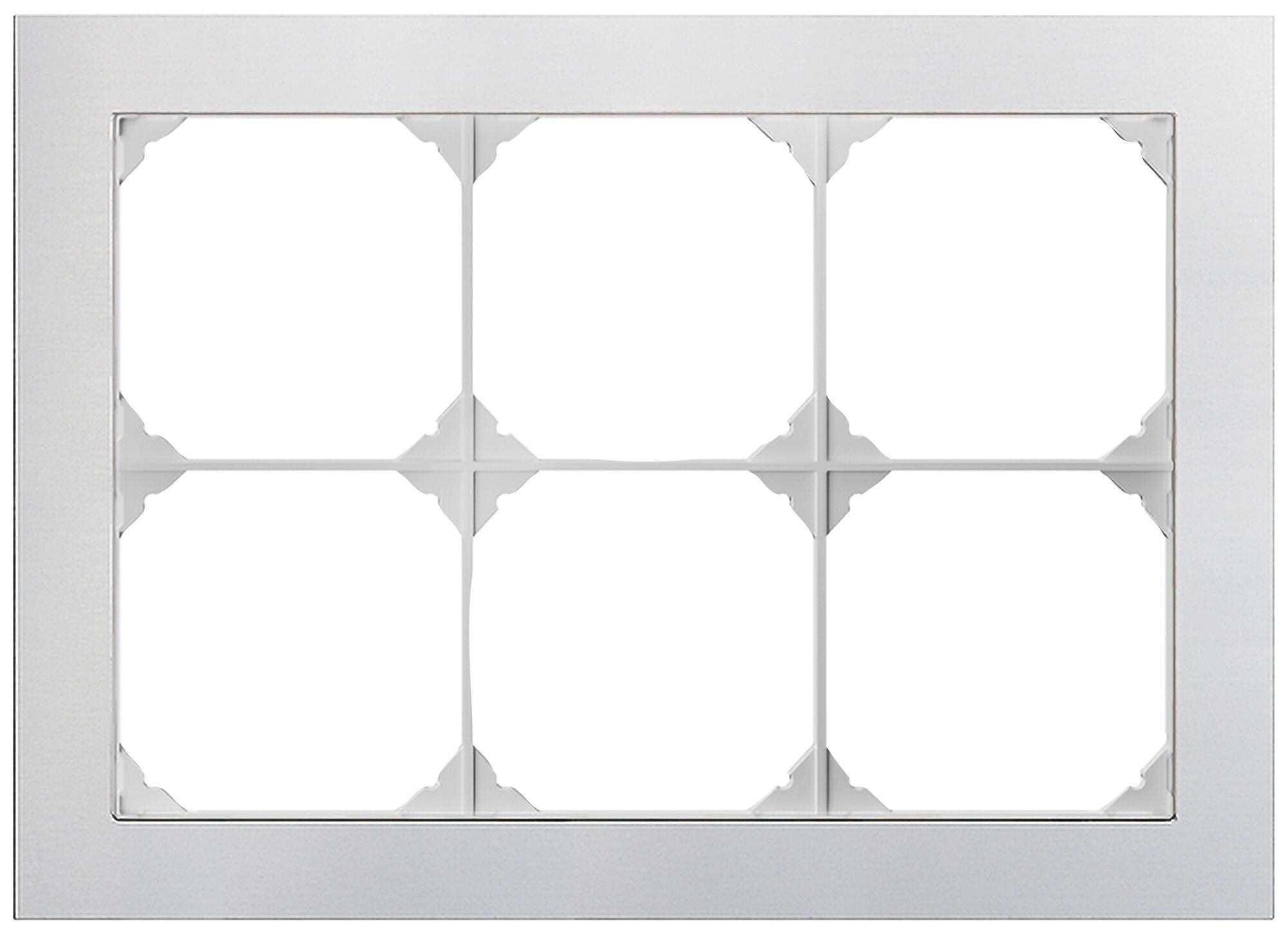UP-Kopfzeile EDIZIO.liv prestige SNAPFIX® 2×3 214×154mm Aluminium