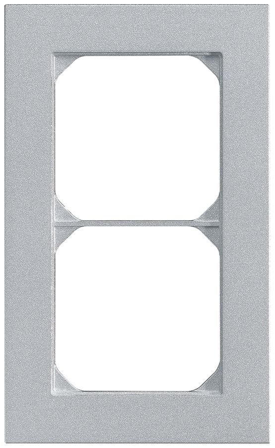 UP-Abdeckrahmen kallysto.pro 2×1 arktis 94×154mm