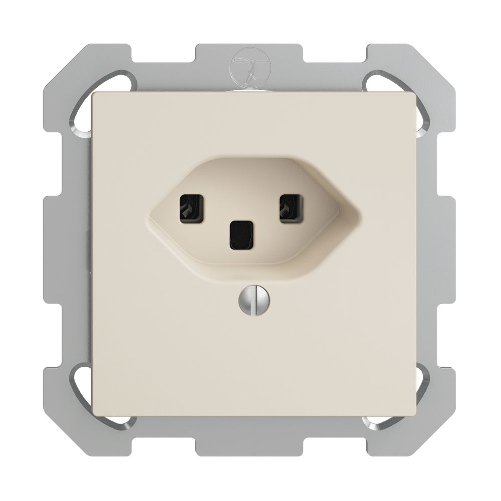 Prise ENC EDIZIOdue T23 16A crema, bornes à vis