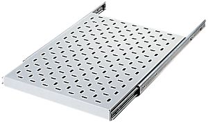 Étagère avec rail téléscopique perforé 800mm