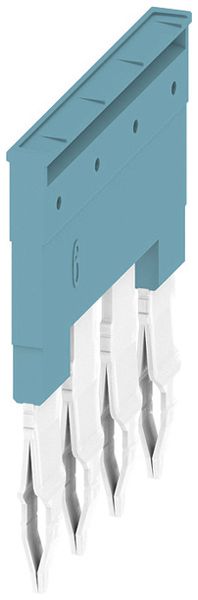 Querverbinder Weidmüller ZQV 6N/4 BL gesteckt 4L 8mm 41A bl