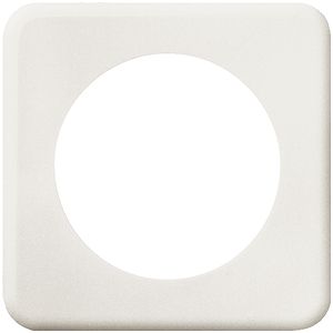 Abdeckplatte Feller, 1×1, Ø58mm, weiss