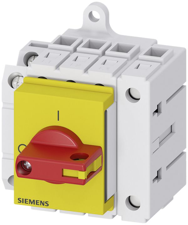 Interrupteur de charge Siemens SENTRON 3LD3 distributeur 32A 3LN +1F/1O ro/jn