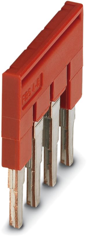 Steckbrücke 6mm 4L rot CLIPLINE