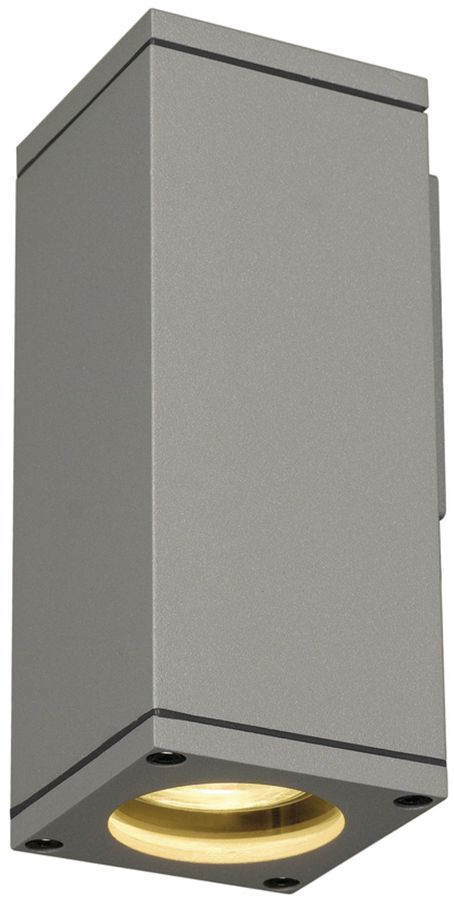 Lampada a muro SLV THEO WALL OUT, GU10 35W IP44 grigio argento