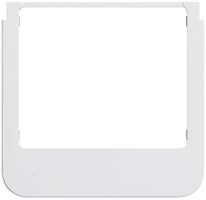 Designrahmen Audio Hager elcom.touch/elcom.fon rund weiss