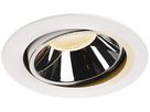 LED-Downlight SLV NUMINOS MOVE XL 37.4W 3400lm 2700K 40° DIM Ø190×118mm ws/Cr