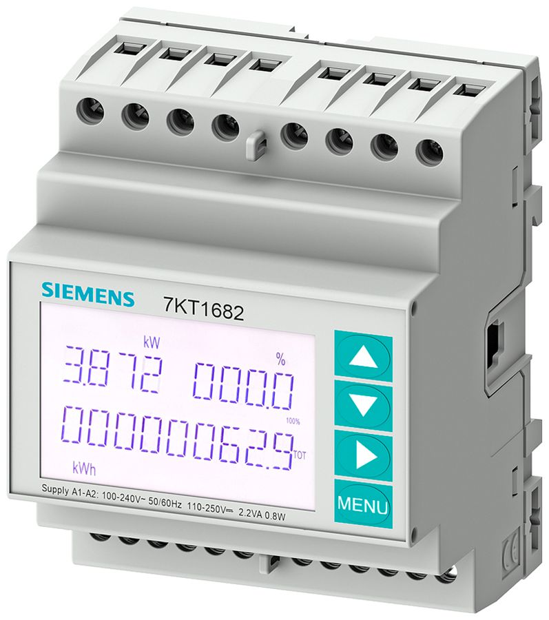 REG-Leistungsmessgerät Siemens SENTRON PAC1600 3×5A