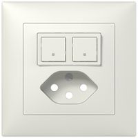 Kit montaggio INC ABB Sidus B bianco per sens./att.+T13 free@home