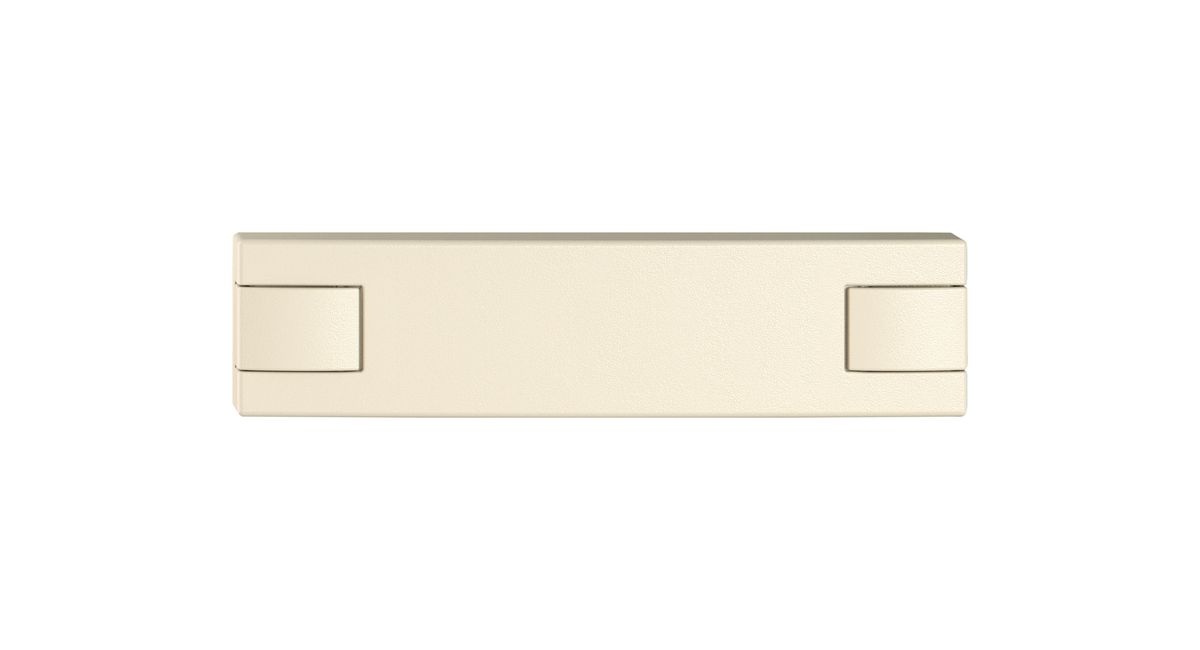 Poussoir 1/8 EDIZIO.liv SNAPFIX® p.KNX&UNI s.LED comm.à 2 touches cr