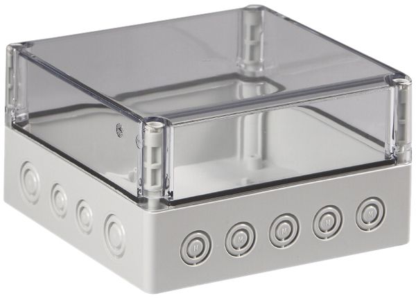 Apparategehäuse RW CUBO S 175×175×100 SPCM transparent